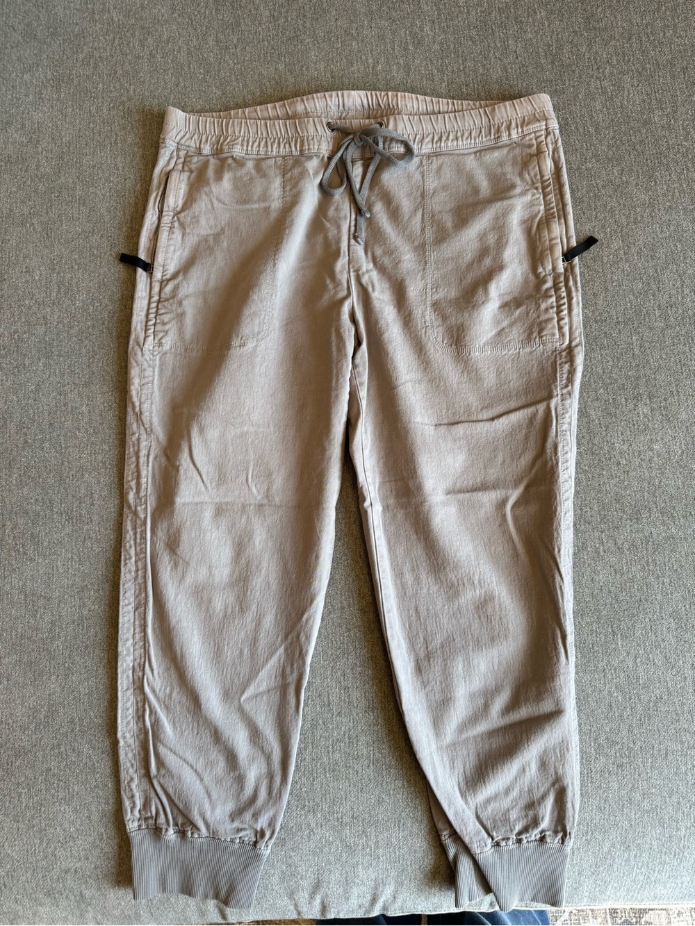 James Perse Light gray Drawstring Jogger Pants